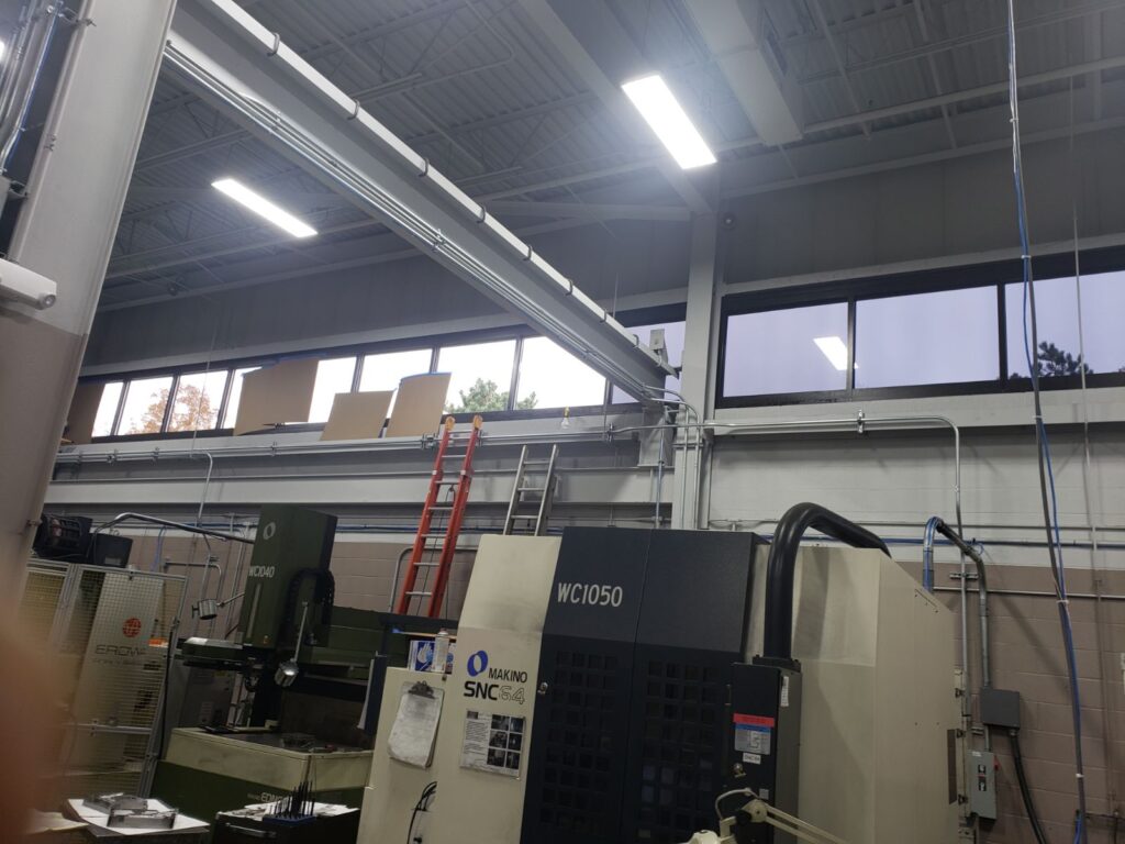 Office window installation